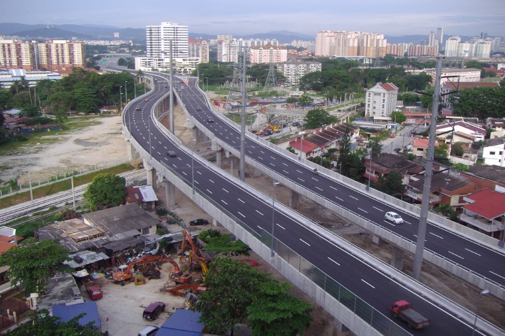 Duta-Ulu Kelang Expressway Highway (DUKE) (Overbridge along Jalan Khalsa, L=910.0m, W=26.0m)