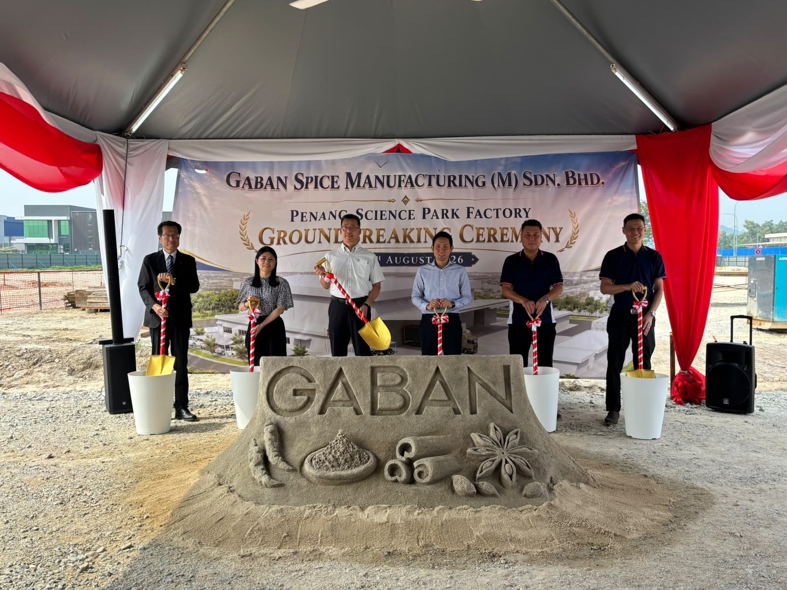 Ground breaking of Gaban Spice Manufacturing (M) Sdn Bhd New Factory Project